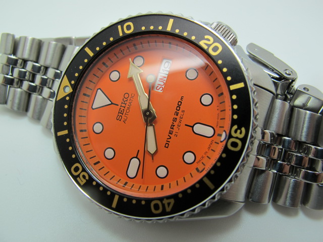watchopenia: Let it be Orange: Seiko Diver 7S26-0020 SKX011J