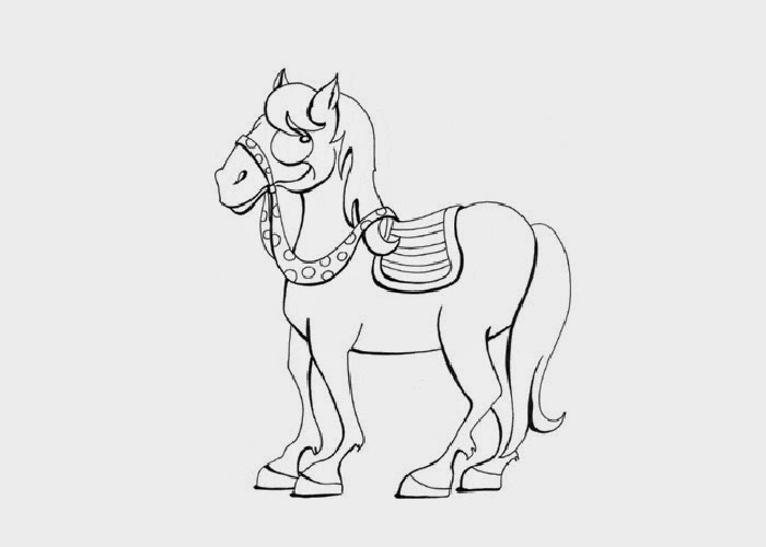baby horses coloring pages - photo #22