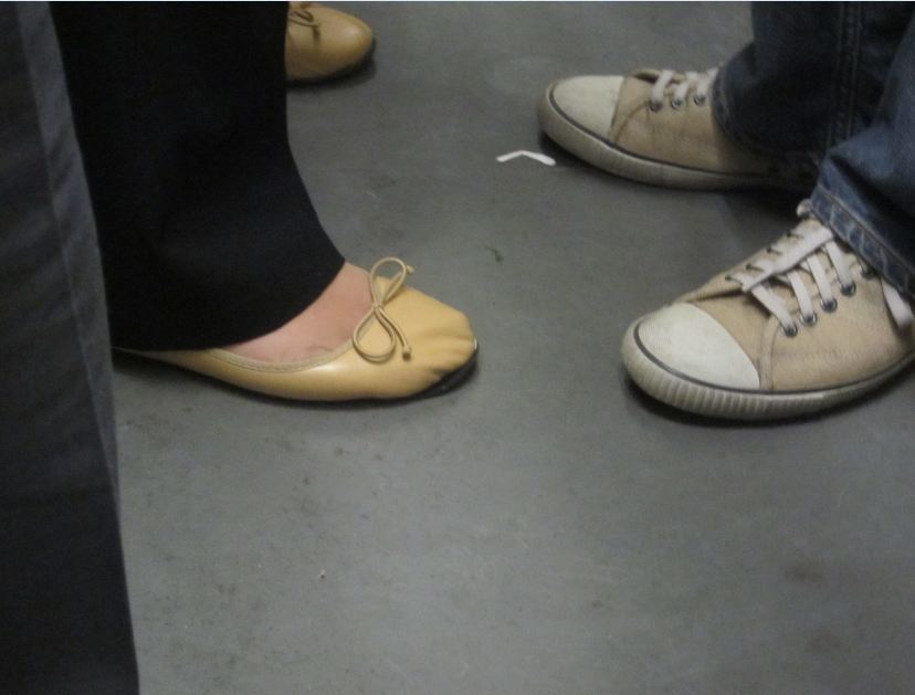 paris breakfasts: Shoes dans le Metro