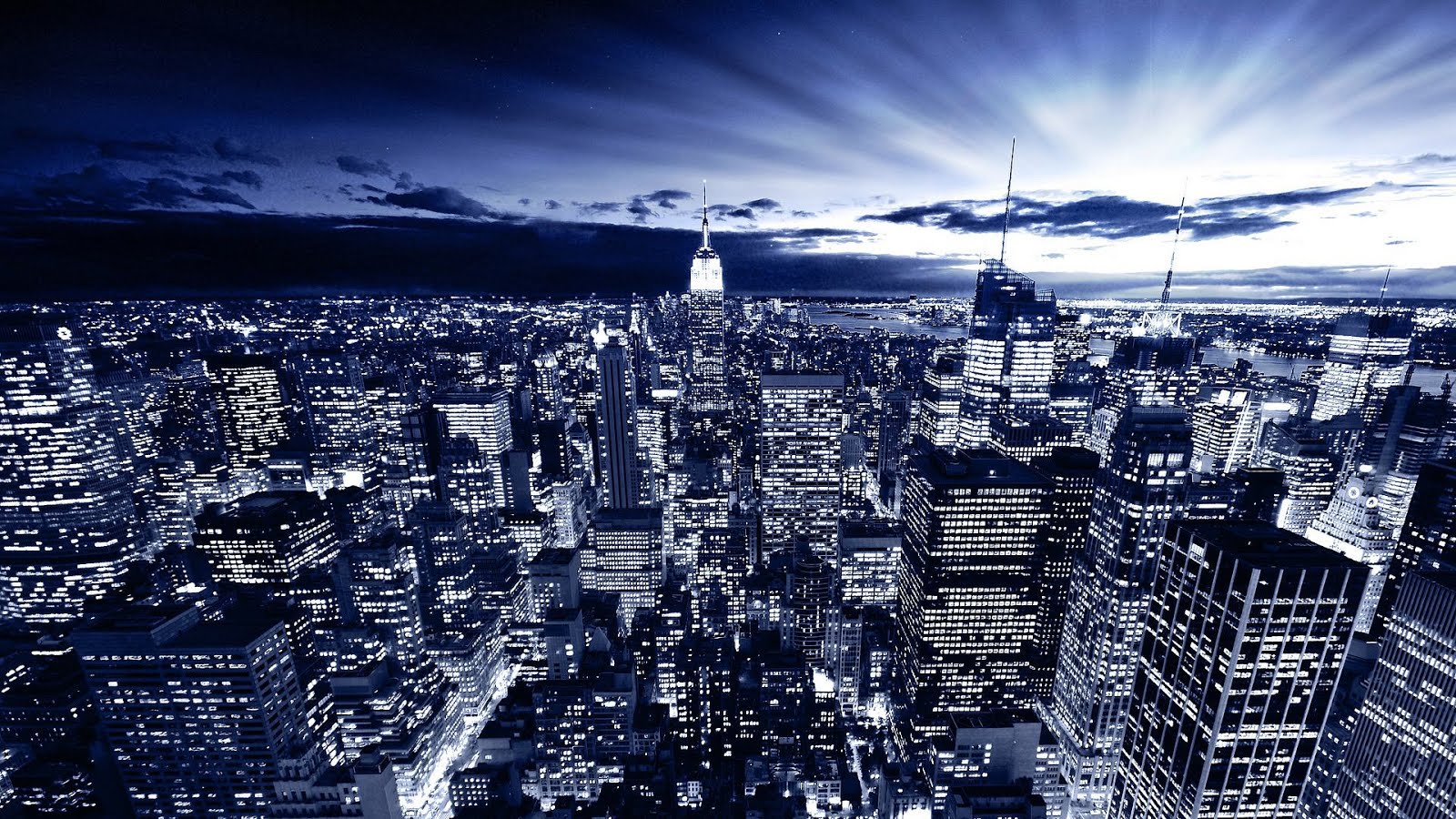 HD Wallpapers: New york city night Wallpaper HD (1920x1080)