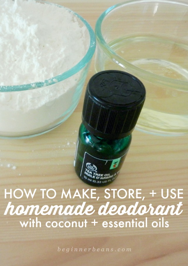 Trina Cress Grow life. Homemade Tea Tree and Coconut Oil Deodorant