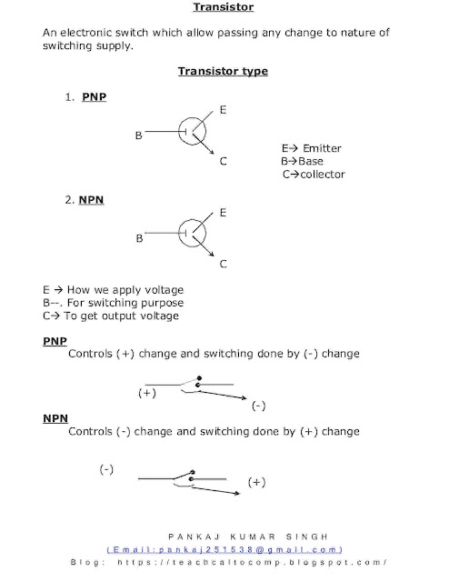 Transistor Type PNP , NPN