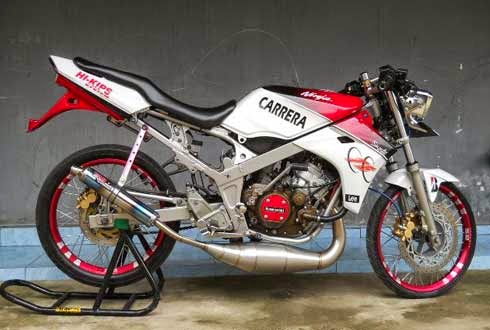 Gambar Modifikasi Motor Ninja 150 RR, Spesifikasi Ninja drag style