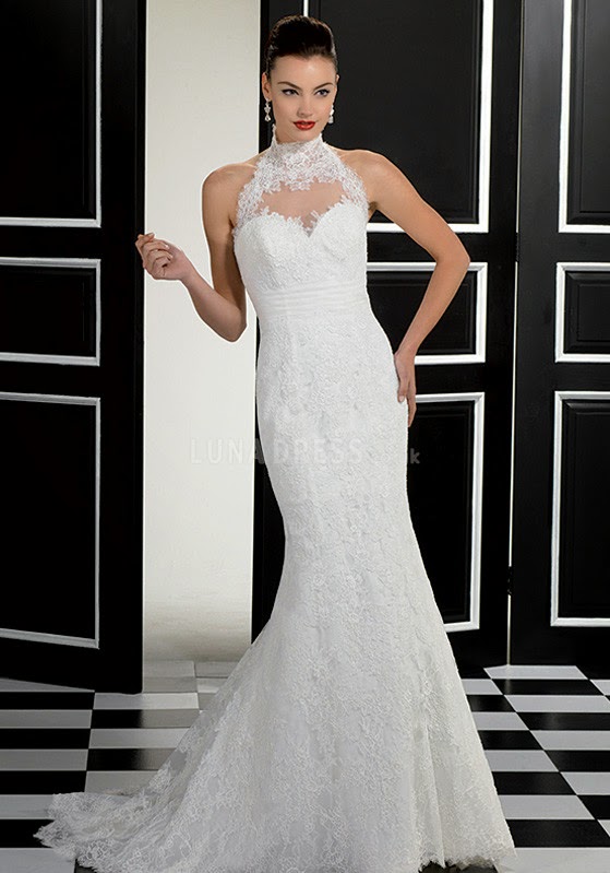 Wedding Fashion Guide Look modest with high neck bridal gown