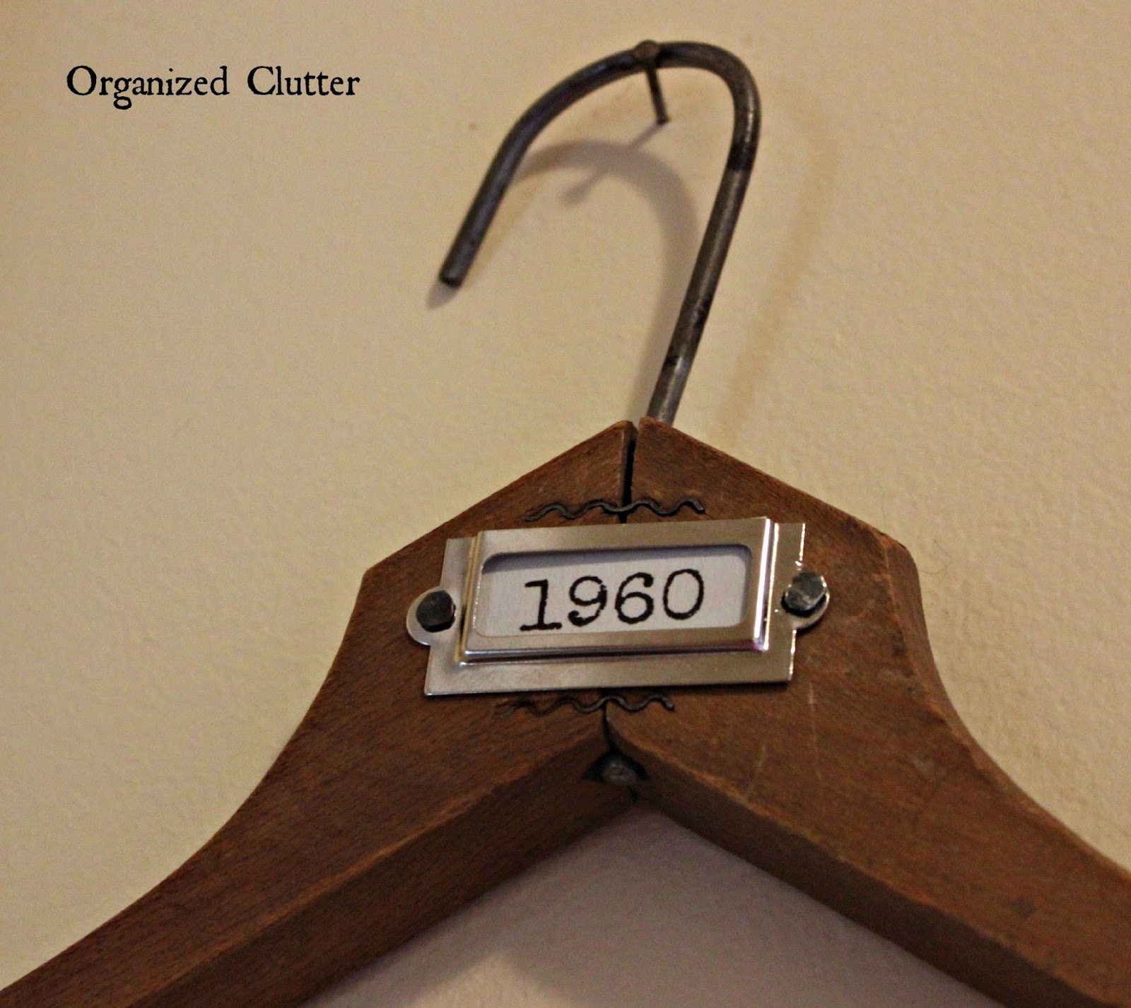 Vintage Clothes Hanger Repurpose Organized Clutter