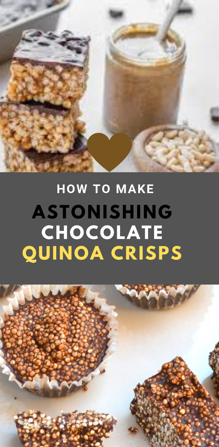 ASTONISHING CHOCOLATE QUINOA CRISPS [5 INGREDIENT, VEGAN, GLUTEN FREE