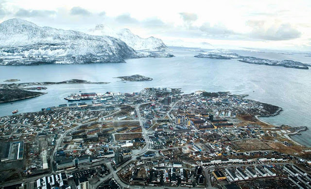 Nuuk aerial view