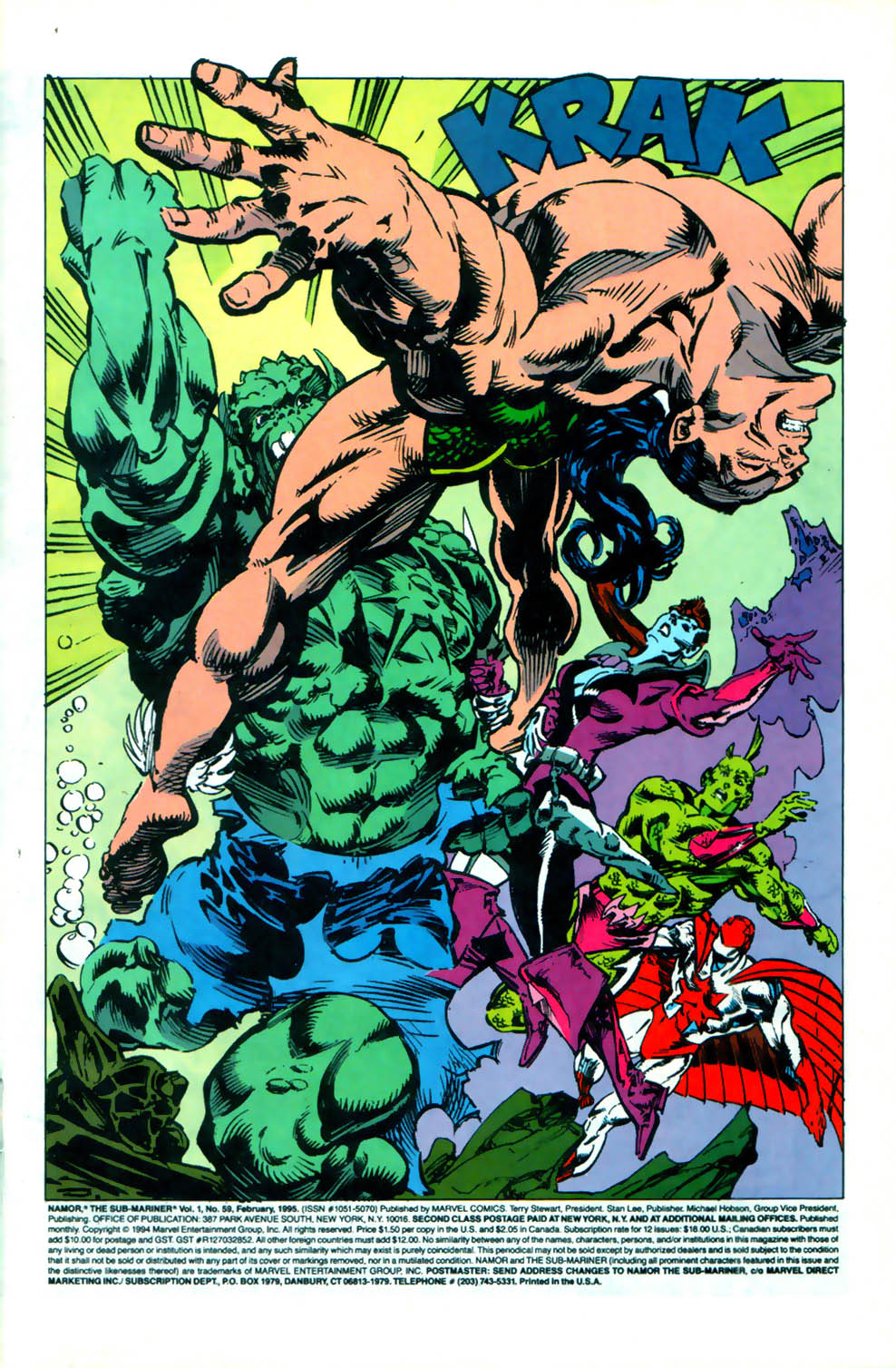 Read online Namor, The Sub-Mariner comic -  Issue #59 - 2