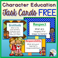 Character Education Task Cards FREE