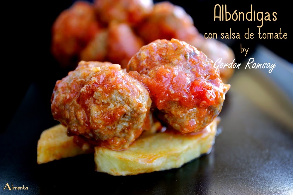 ALIMENTA ALBÓNDIGAS CON SALSA DE TOMATE by GORDON RAMSAY