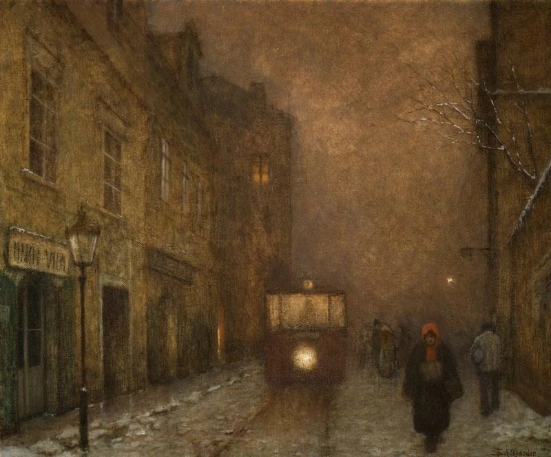 Jakub Schikaneder 1855-1924 | Czech painter | The Mysterious Moods 