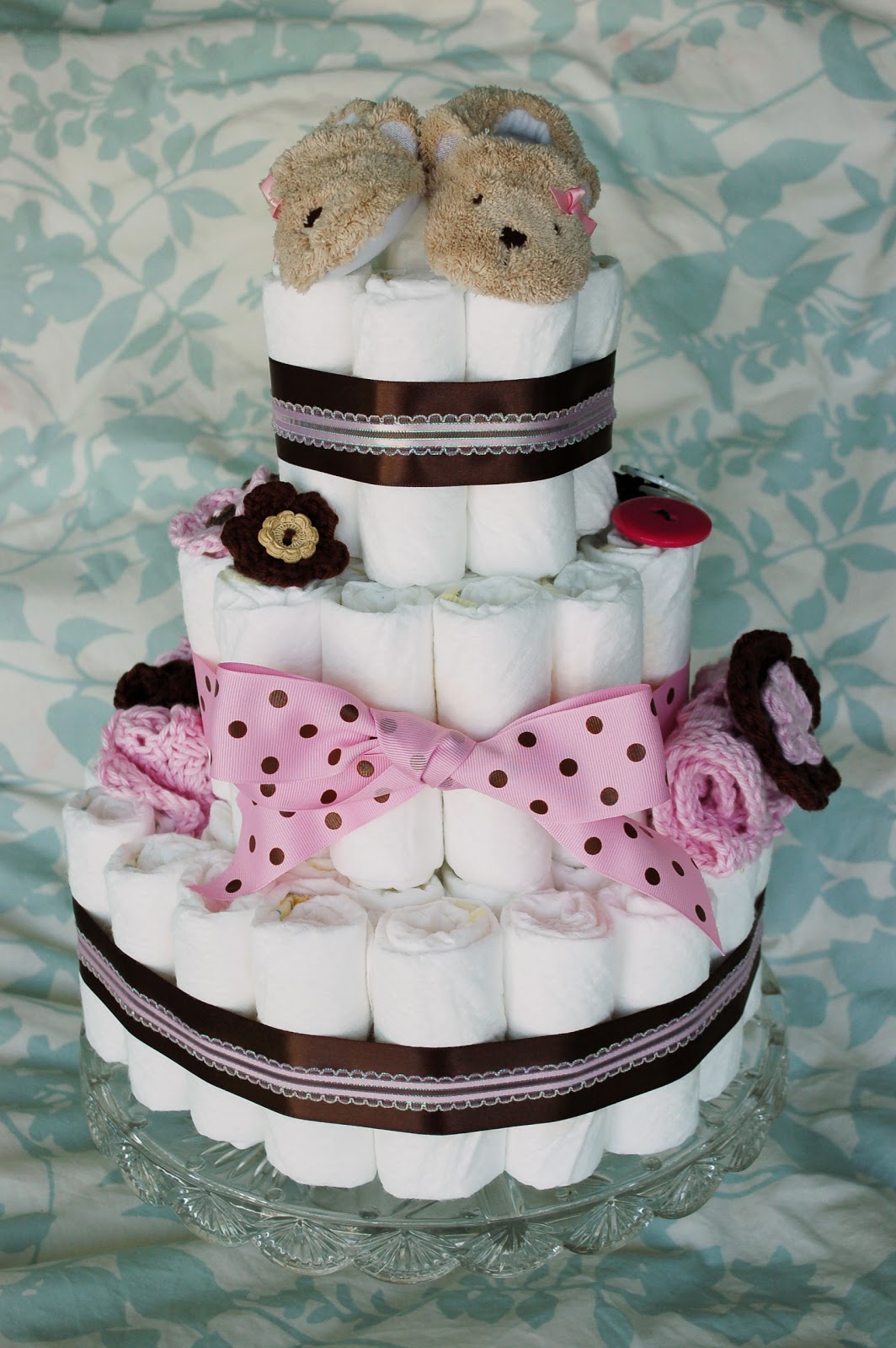 Alli Crafts Craft Tutorial How To Make A Diaper Cake
