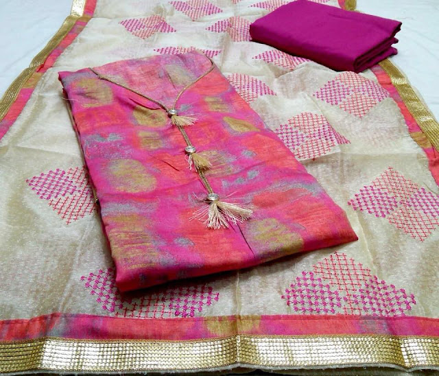 Dress Materials Ladies Cotton Print Dress Materials Online