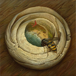 kush vladimir surrealism visionary paintings artwork artist surrealist painting vladmir vladamir metaphorical surrealistic wasp prints