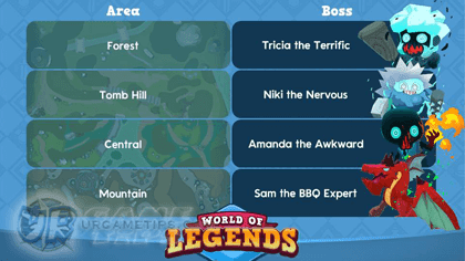 World of Legends: World Boss Info, Spawn Times and More