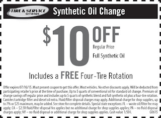 The Riverside County Car Expert: GOODYEAR Oil Change Coupon - $10.00