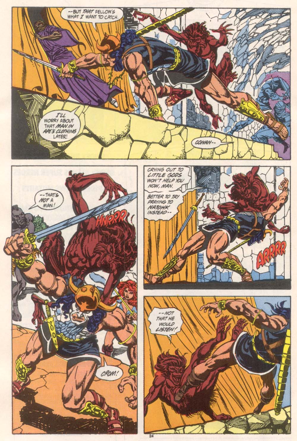 Read online Conan the Barbarian (1970) comic -  Issue #246 - 19