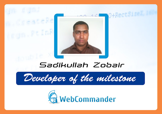 Sadikullah Zobair- Employee of the month