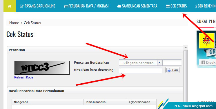 Cek Status Permohonan Pasang Baru Ilmu Penerang