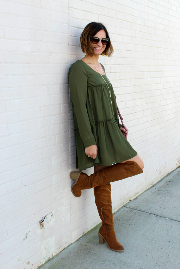 tobi, fall dress, how to style a dress for fall