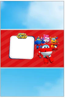 Super Wings: Etiquetas para Candy Bar para Imprimir Gratis. 