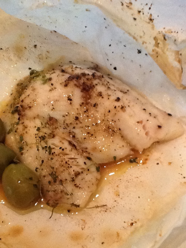 Kitty's Kozy Kitchen Herbed Fish in Parchment on the Grill