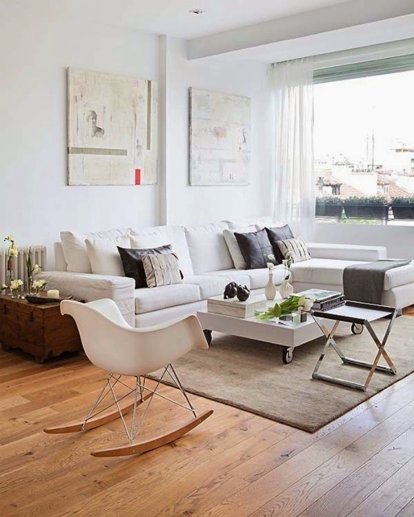 Contemporary rocking chair for relaxing hours