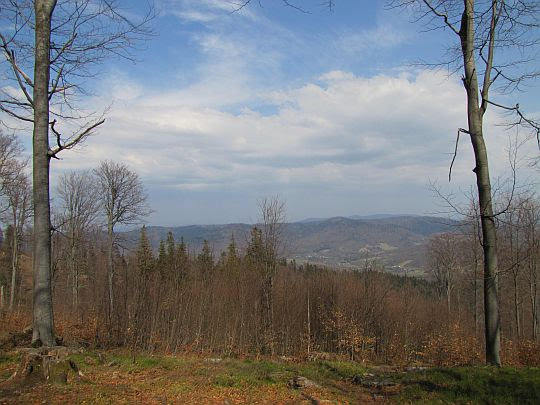 Widok na Trohaniec. Widok na Trohaniec.