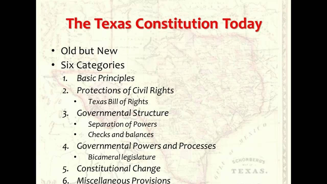Constitution of Texas