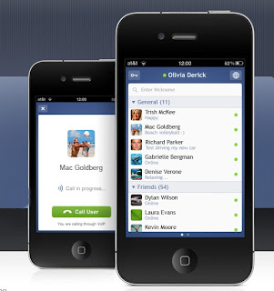 Facebook messenger app with VoiP and Facebook Chat
