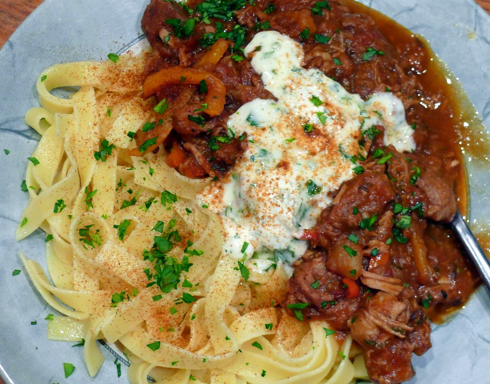 Culinary Adventures in London Hungarian Pork & Pepper Goulash