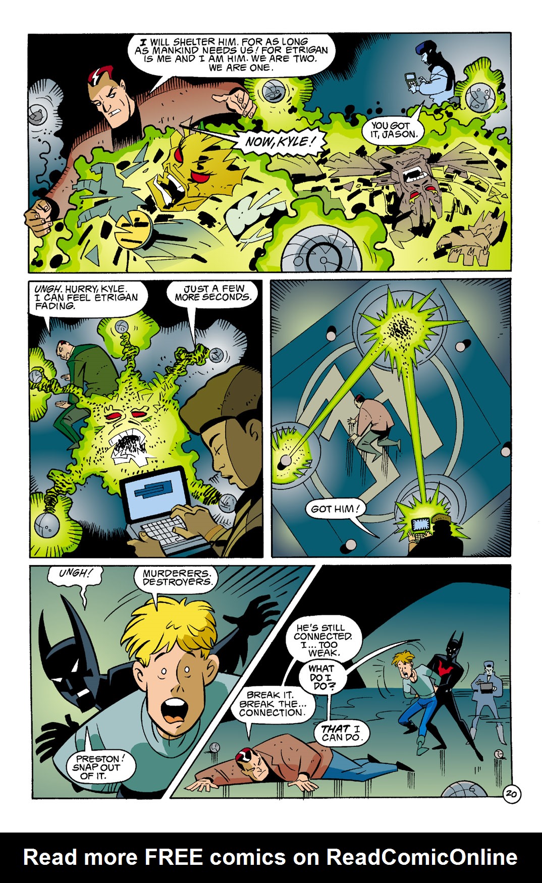 Read online Batman Beyond [I] comic -  Issue #4 - 21