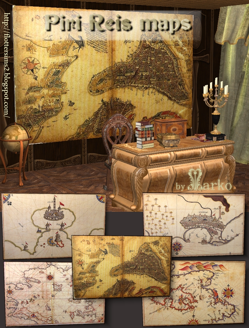 Flotteur: Peri Reis maps