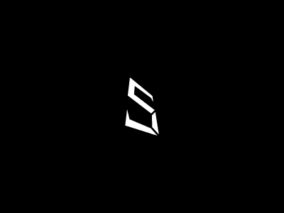 Abstract Slanted S Concept Logo