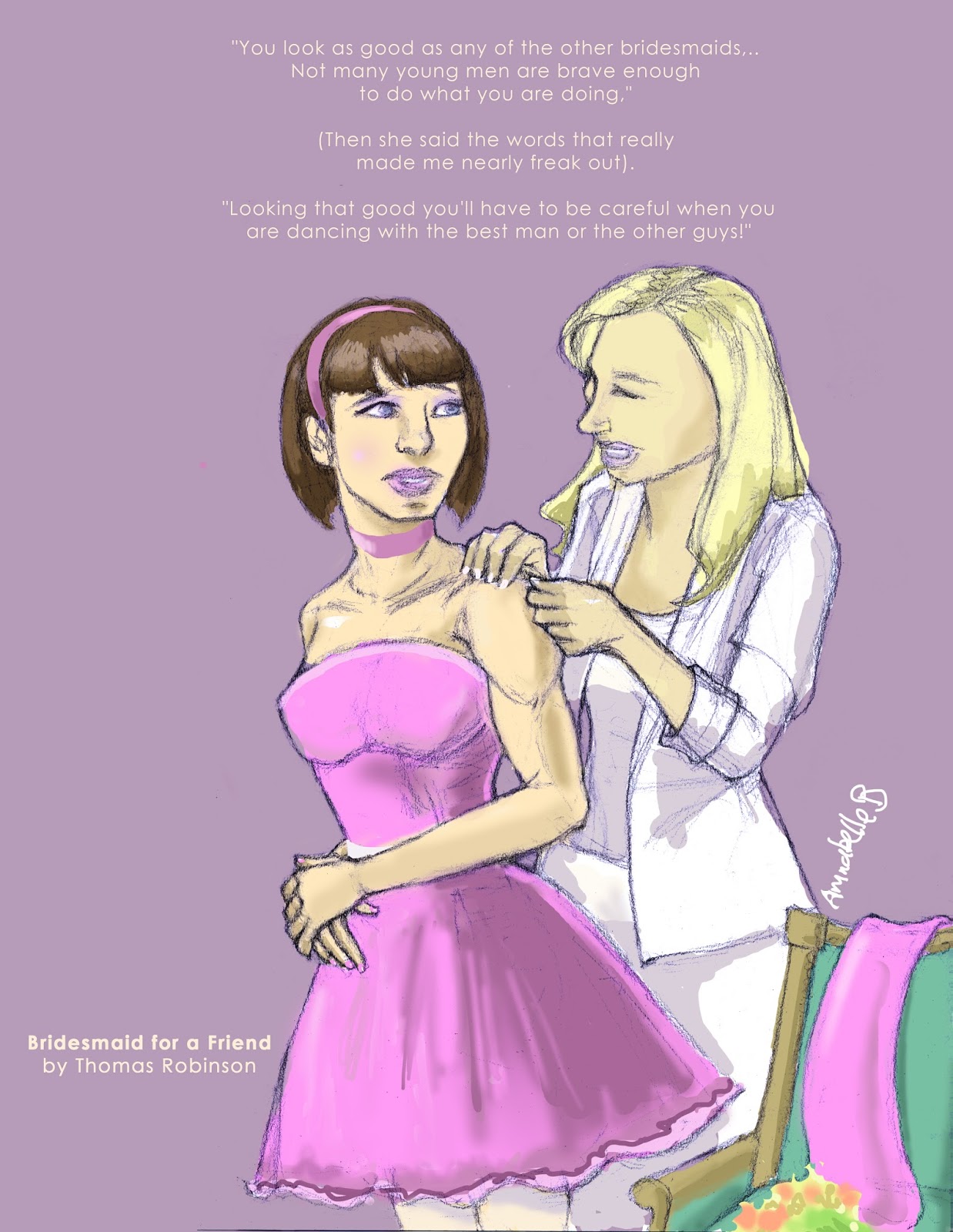 Forced Feminization Illustration Art : Classic Crossdressing