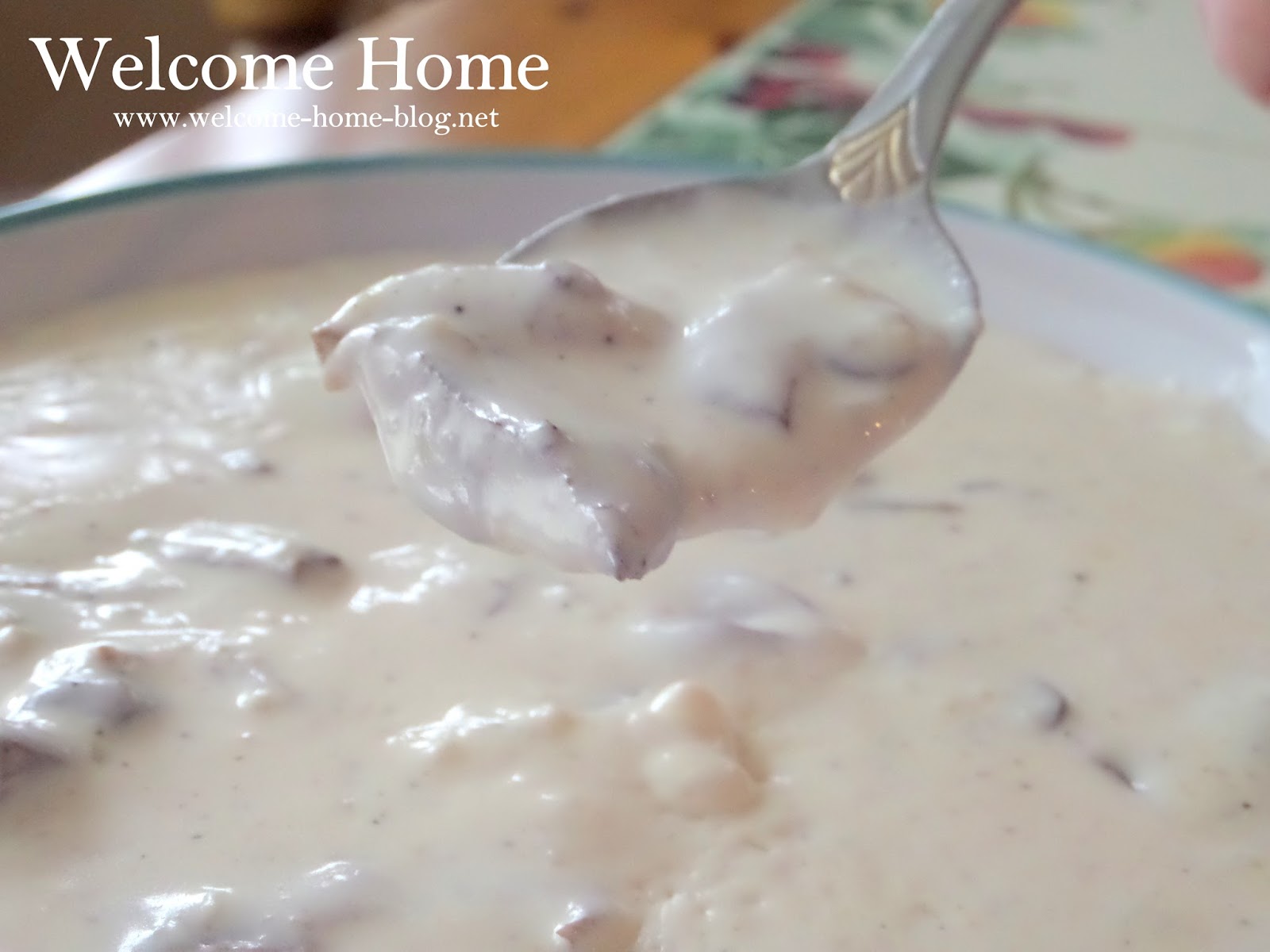 Welcome Home Blog: Cream Of Mushroom Soup