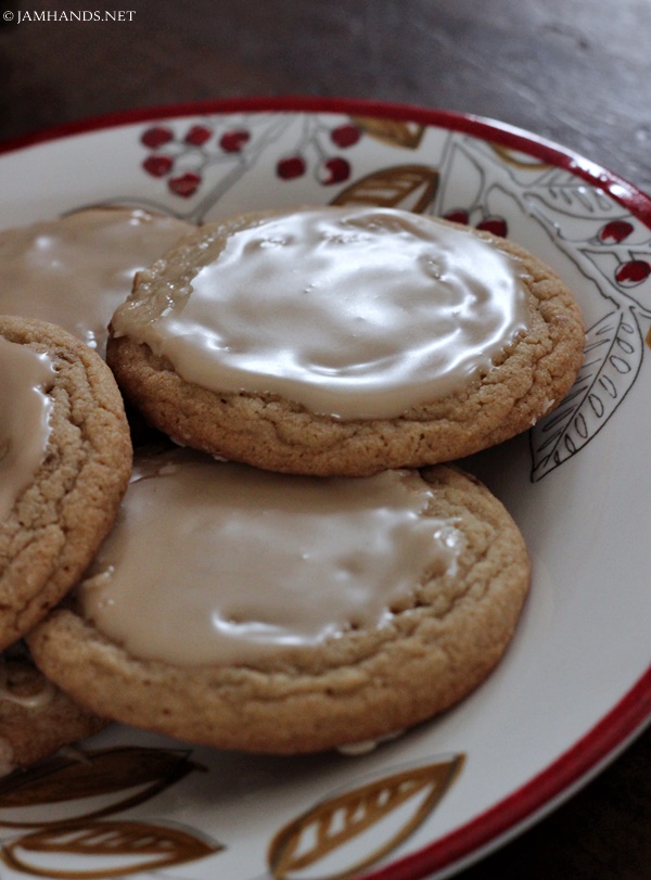 Amish Brown Sugar Cookies w/ Maple Glaze