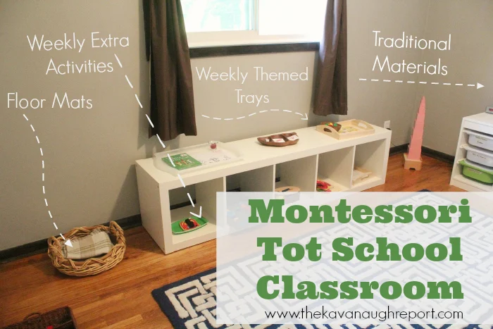 tot school, montessori at home, pink tower