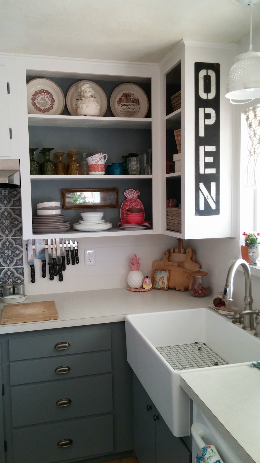 Updated 1960's Kitchen Reveal Little Vintage Cottage