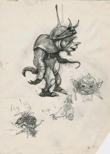 Do the Magic Dance with LABYRINTH Concept Art by Brian Froud « Film Sketchr