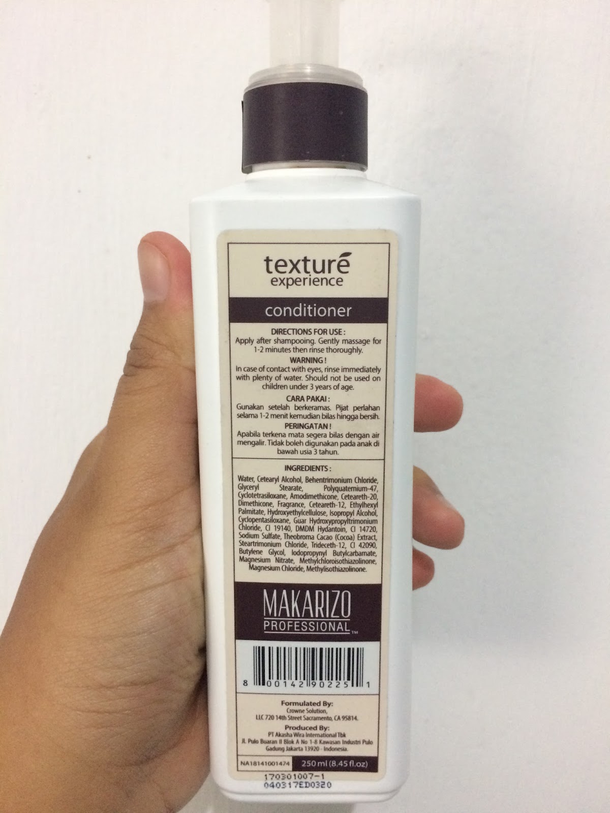 Rizky Dianita Segarahayu REVIEW Makarizo Texture Experience Shampoo