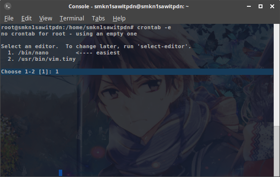 Menggunakan Cron ( Menjalankan Perintah Otomatis & Rutin ) - Alvian Blog