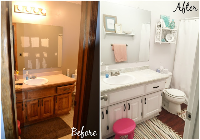 DIY :: Guest Bathroom Reveal - baby by oakley