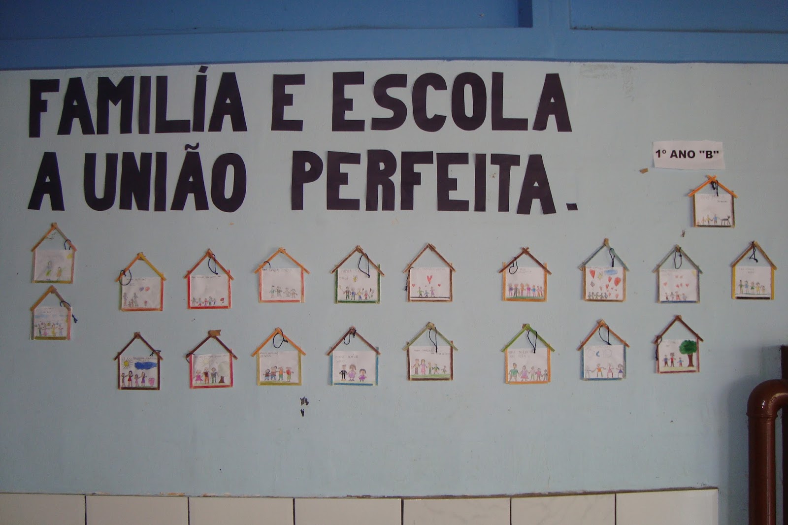 C.E.M. Antônio Porto Burda: Murais para o dia da família na escola - 27 ...