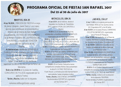 PROGRAMA OFICIAL DE FIESTAS SAN RAFAEL 2017