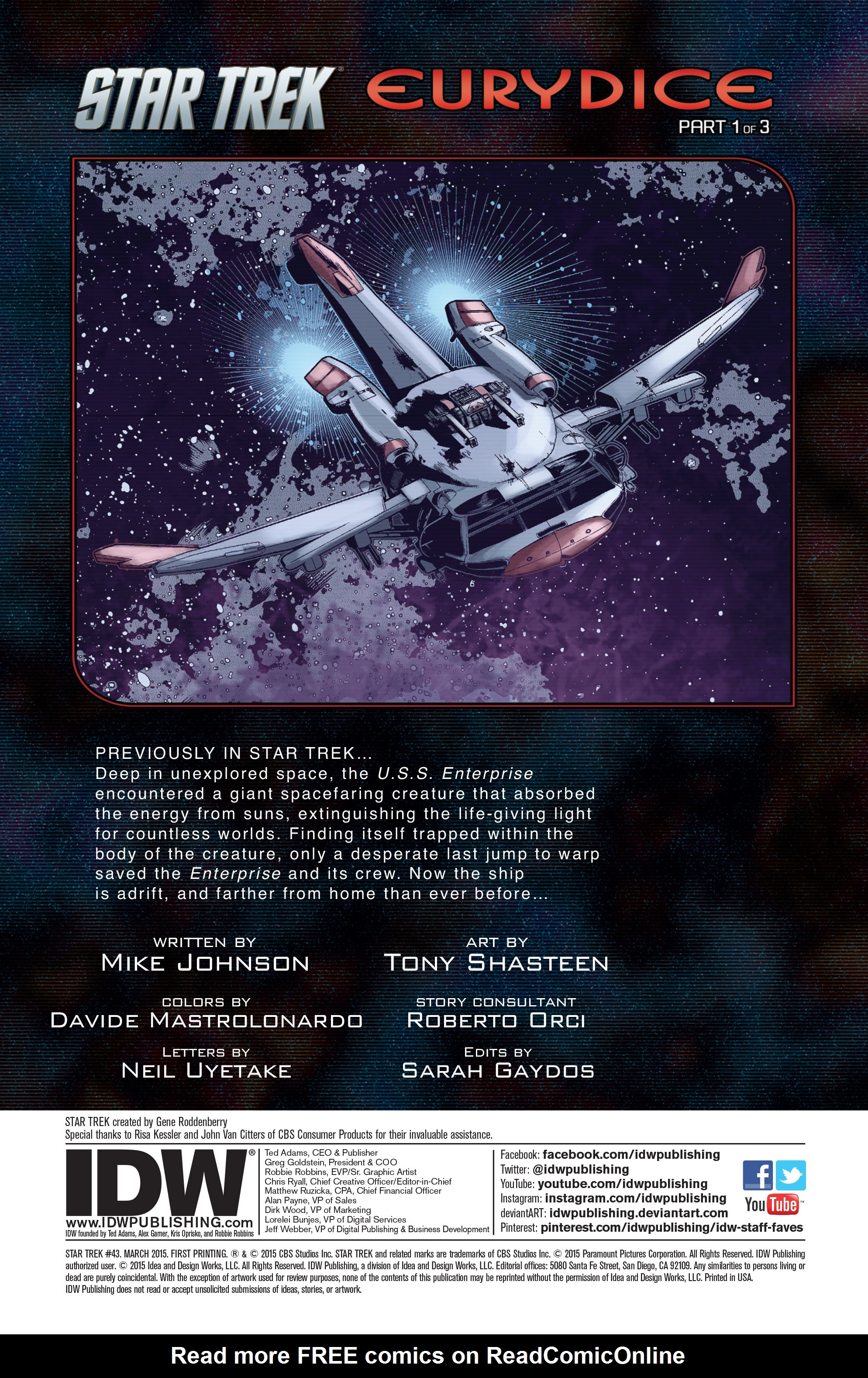 Read online Star Trek (2011) comic -  Issue #43 - 2