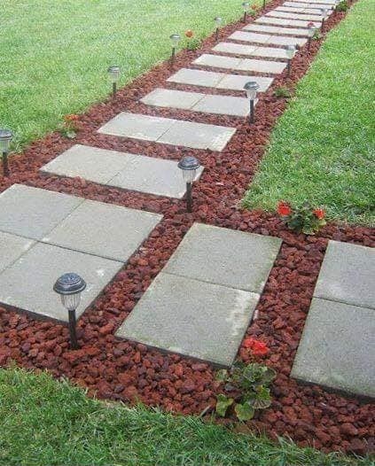 افكار رائعة لتصاميم وديكورات ممرات الحدائق المنزلية