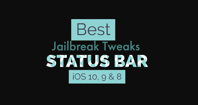 Top Best Cydia Tweaks for Status Bar in iOS 10 Want some best Status Bar tweaks for iOS 10 ? Here i have listed some top best Cydia Tweaks for Status Bar for iOS 10, 9, 8 and 7 which works perfectly fine.