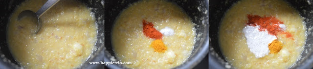 Step 3- Moong Dal Tadka Recipe | Moong Dal Coconut Gravy