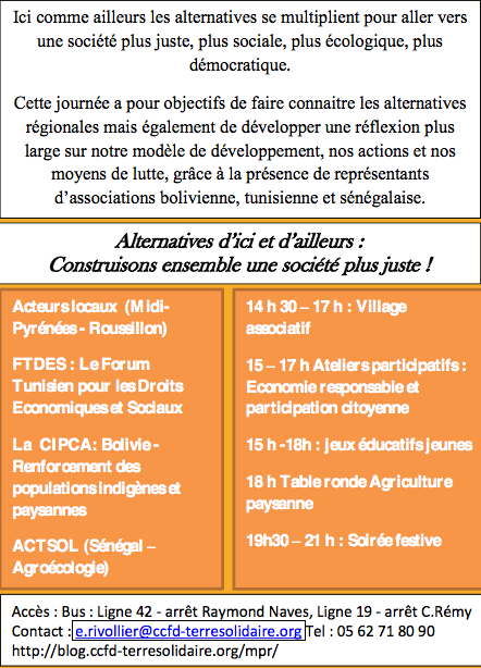 Journée des alternatives Toulouse